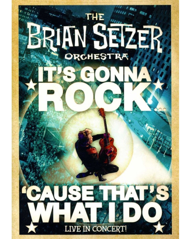 Brian Setzer ITS GONNA ROCK CAUSE THATS WHAT I DO DVD $5.42 Videos