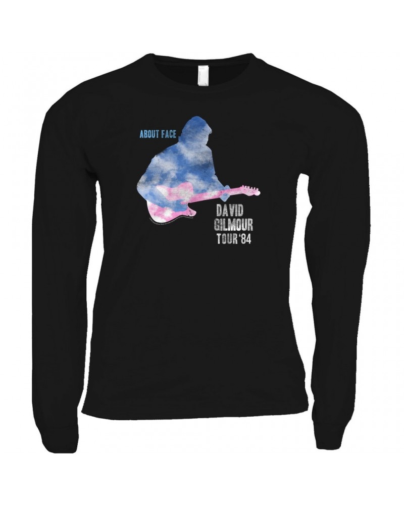 David Gilmour Long Sleeve Shirt | About Face Concert Tour Shirt $11.98 Shirts