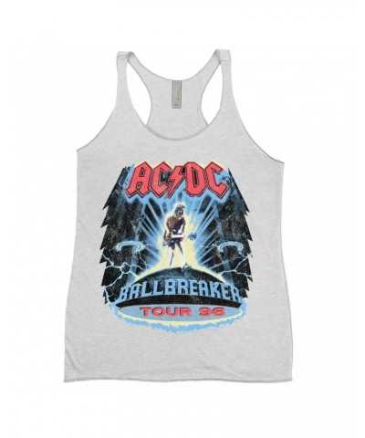 AC/DC Ladies' Tank Top | Ballbreaker Tour '96 Distressed Shirt $14.48 Shirts