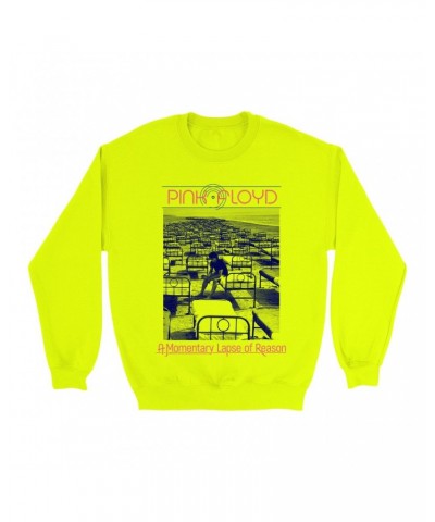 Pink Floyd Bright Colored Sweatshirt | Retro A Momentary Lapse Of Reason Image Sweatshirt $14.33 Sweatshirts