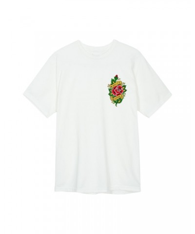 The White Buffalo Rose Tattoo White T-Shirt $8.00 Shirts