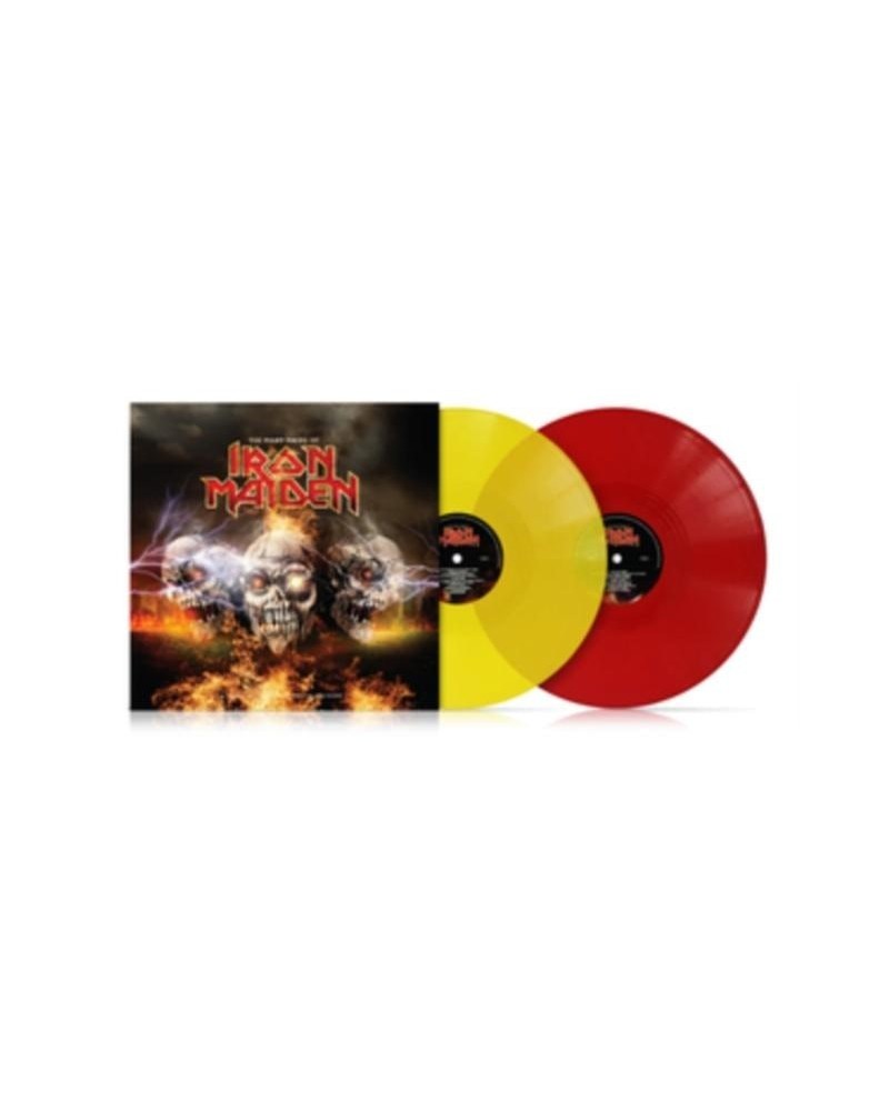 Iron Maiden LP - The Many Faces Of Iron Maiden (Limited Yellow/Red Transparent Vinyl) $20.80 Vinyl