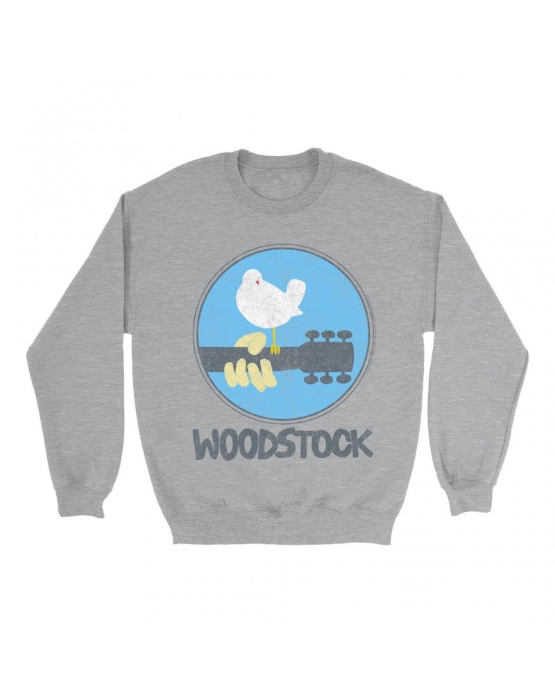 Woodstock Sweatshirt | Bird And Guitar Sweatshirt $16.78 Sweatshirts