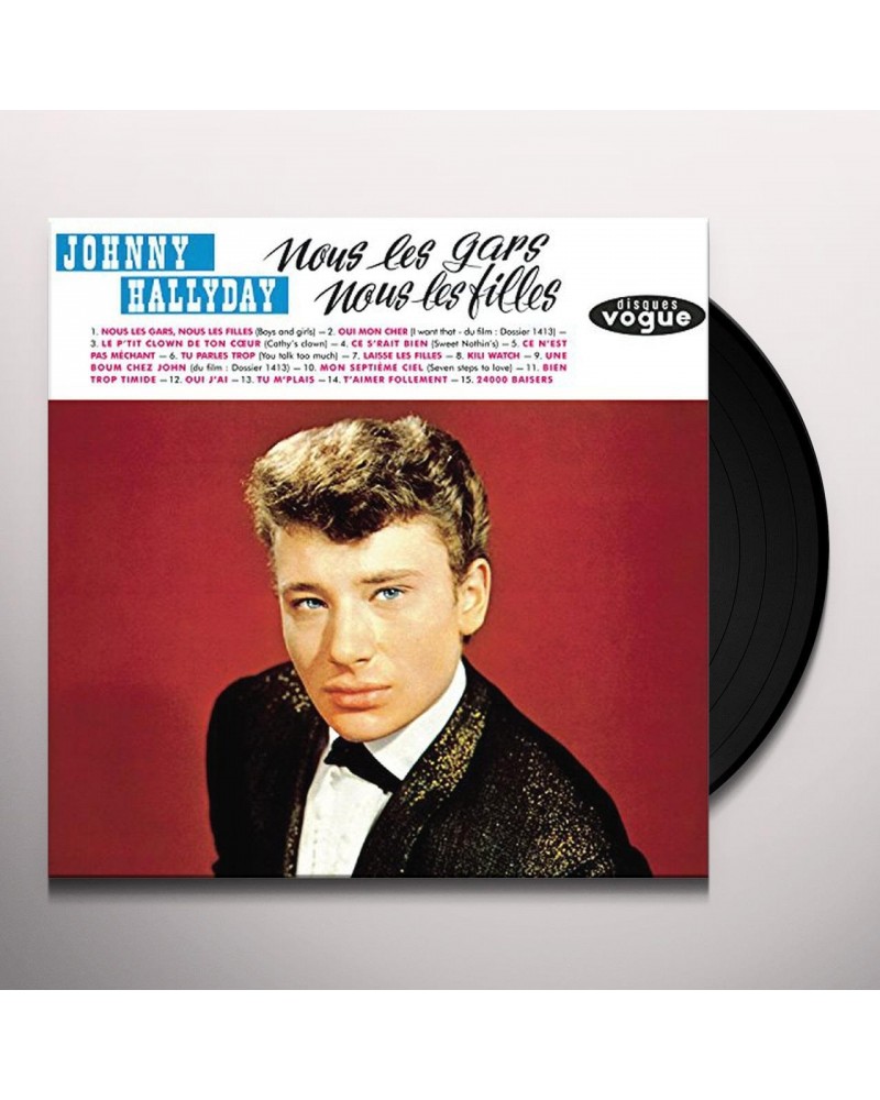 Johnny Hallyday NOUS LES GARS NOUS LES FILLES Vinyl Record $8.51 Vinyl