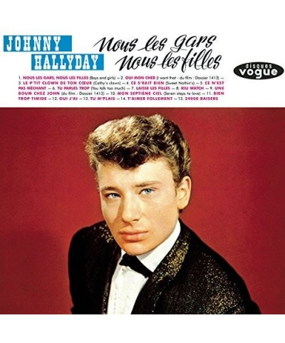 Johnny Hallyday NOUS LES GARS NOUS LES FILLES Vinyl Record $8.51 Vinyl