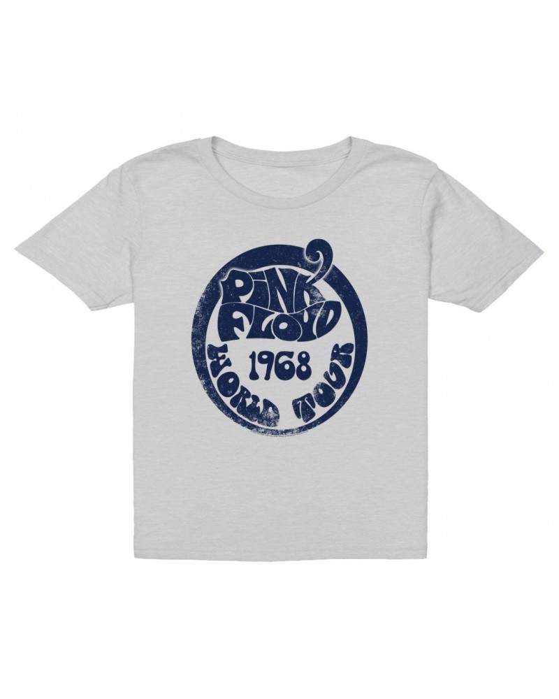 Pink Floyd Kids T-Shirt | Groovy 1968 World Tour Design Distressed Kids T-Shirt $8.73 Kids