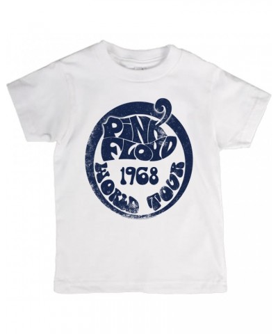 Pink Floyd Kids T-Shirt | Groovy 1968 World Tour Design Distressed Kids T-Shirt $8.73 Kids