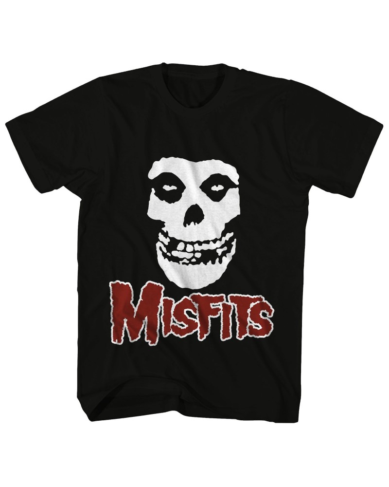 Misfits T-Shirt | Classic Skull Logo T-Shirt $8.48 Shirts