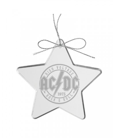 AC/DC High Voltage Rock & Roll Laser-Etched Glass Ornament $7.74 Decor