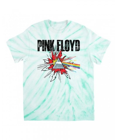 Pink Floyd T-Shirt | Pop Art Prism Distressed Tie Dye Shirt $12.67 Shirts