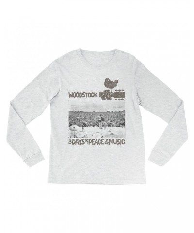 Woodstock Heather Long Sleeve Shirt | On Stage At Shirt $10.48 Shirts