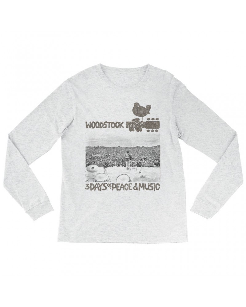 Woodstock Heather Long Sleeve Shirt | On Stage At Shirt $10.48 Shirts