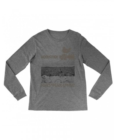 Woodstock Heather Long Sleeve Shirt | On Stage At Shirt $10.48 Shirts