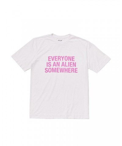 Coldplay EVERYONE IS AN ALIEN SOMEWHERE - WHITE TEE $19.80 Shirts