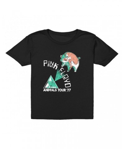 Pink Floyd Kids T-Shirt | Pastel Animals '77 Tour Kids T-Shirt $12.23 Kids