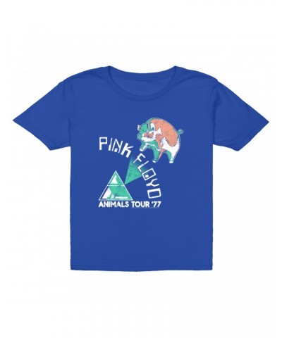 Pink Floyd Kids T-Shirt | Pastel Animals '77 Tour Kids T-Shirt $12.23 Kids