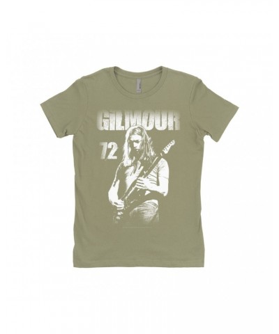 David Gilmour Ladies' Boyfriend T-Shirt | White Gilmour 72 Distressed Shirt $11.98 Shirts