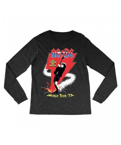 AC/DC Long Sleeve Shirt | Let There Be Rock World Tour 1977 Shirt $12.28 Shirts