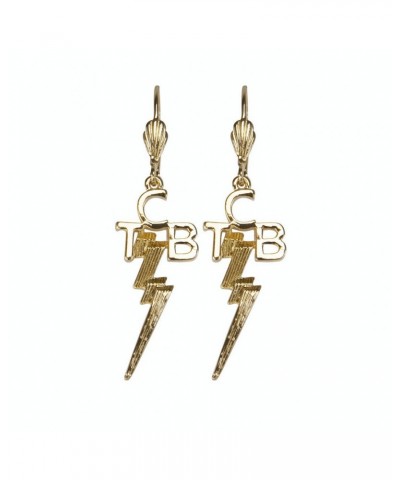 Elvis Presley TCB 18 kt Gold Plated Earrings $15.54 Accessories