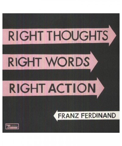 Franz Ferdinand Right Thoughts Right Words Right Actio Vinyl Record $6.83 Vinyl