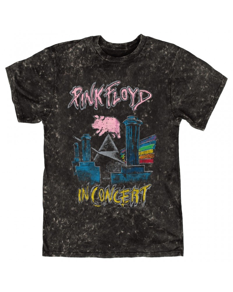 Pink Floyd T-shirt | In Concert Animals Mineral Wash Shirt $9.88 Shirts