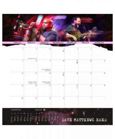 Dave Matthews Band 2024 Calendar $5.55 Calendars