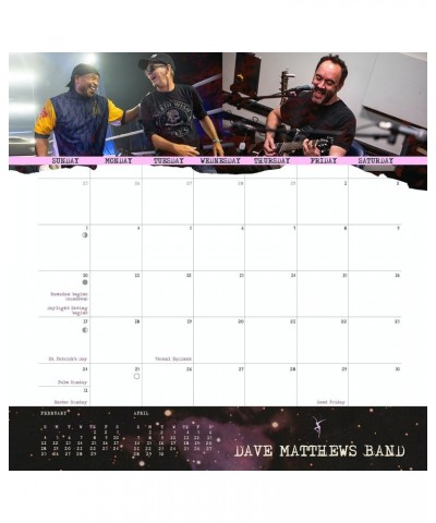 Dave Matthews Band 2024 Calendar $5.55 Calendars