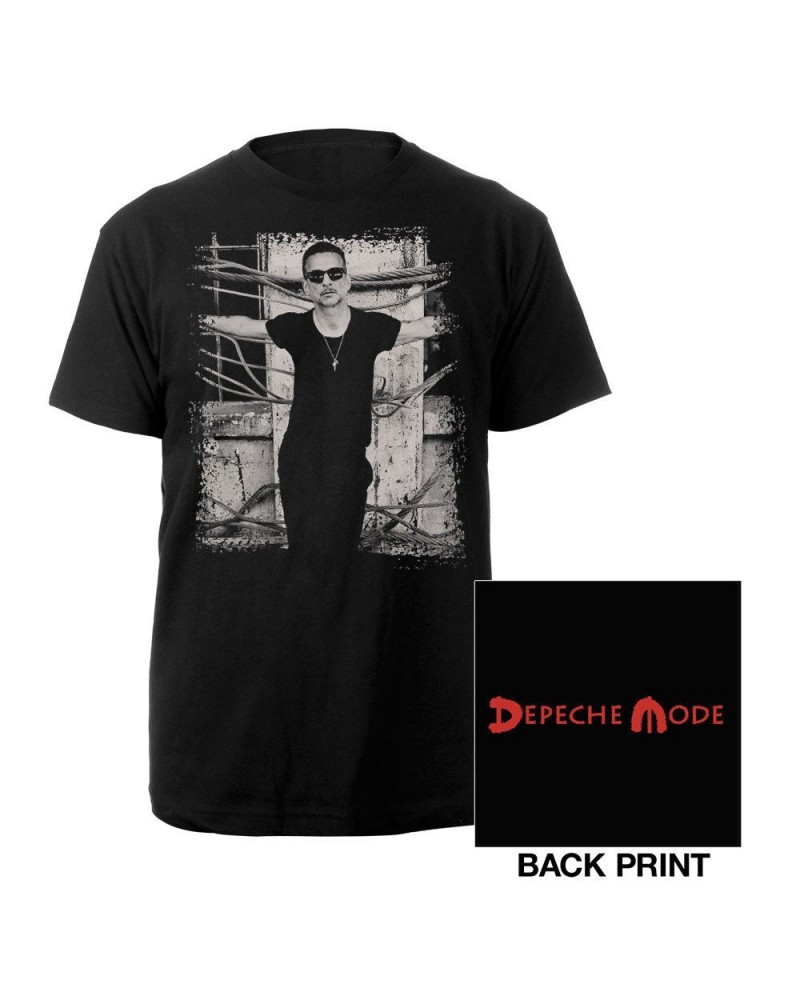 Depeche Mode Dave Photo Black T-shirt $17.15 Shirts