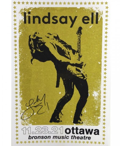 Lindsay Ell ottawa quebec - 2021 autographed tour poster $2.30 Decor