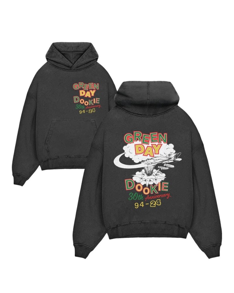 Green Day Dookie 30th Explosion Hoodie $22.88 Sweatshirts