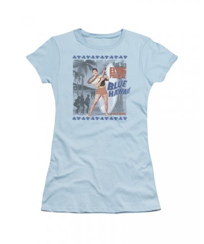 Elvis Presley Juniors Shirt | BLUE HAWAII POSTER Juniors T Shirt $6.12 Shirts