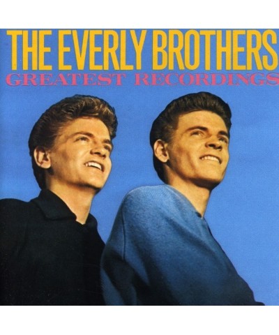 The Everly Brothers GREATEST RECORDINGS CD $5.88 CD