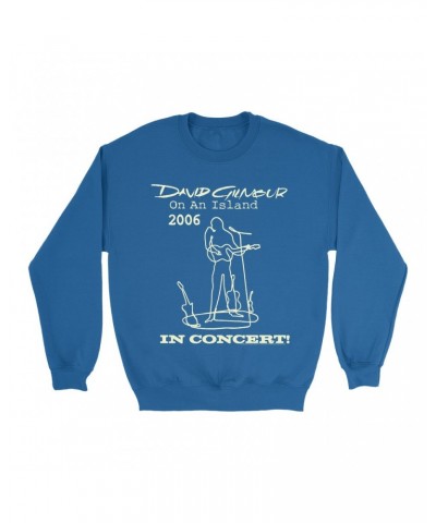 David Gilmour Sweatshirt | On An Island In Concert 2006 Sweatshirt $15.38 Sweatshirts