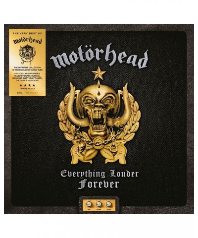 Motörhead Everything Louder Forever Th Vinyl Record $33.80 Vinyl