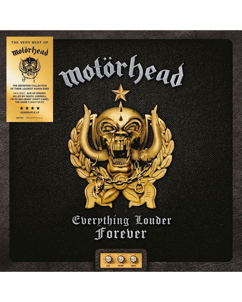 Motörhead Everything Louder Forever Th Vinyl Record $33.80 Vinyl