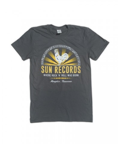 Sun Records Sun Half Logo Charcoal Tee $11.75 Shirts