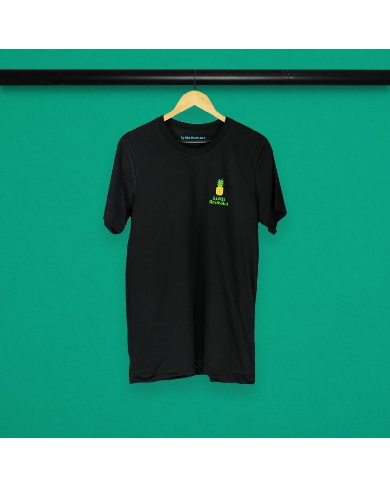 Glass Animals SMALL PINEAPPLE BLACK TEE $8.81 Shirts