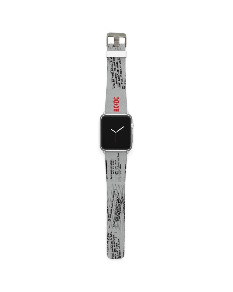 AC/DC Lyrics Silicone Watch Band $10.54 Accessories