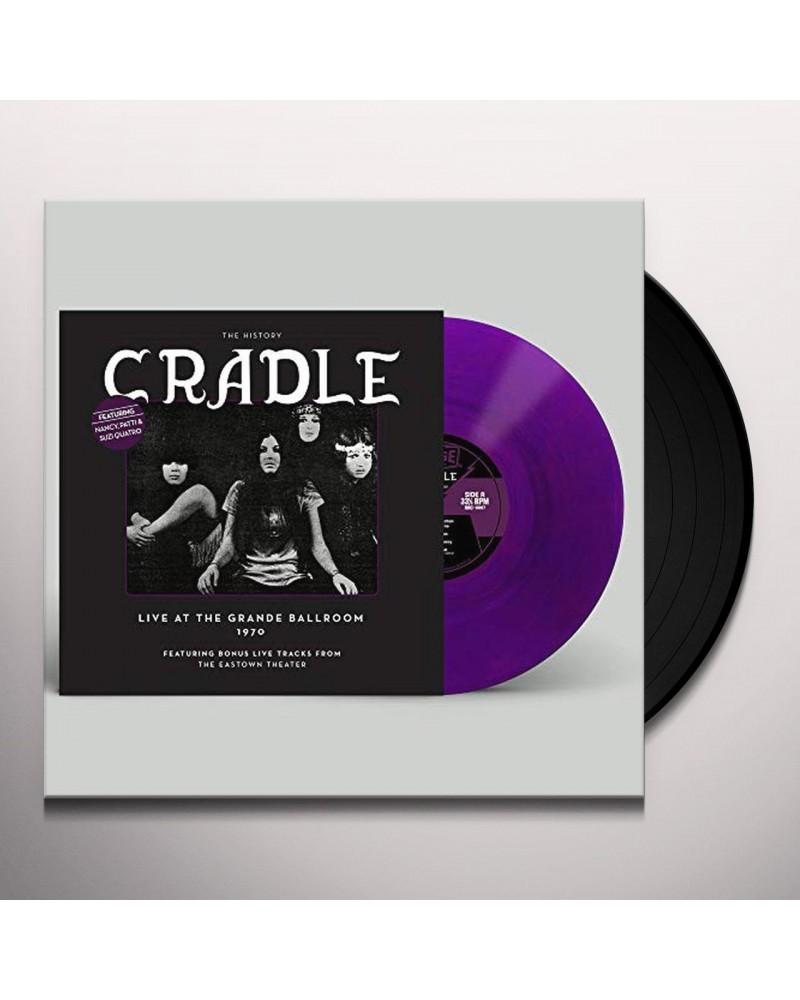 The Cradle The History (Live At The Grande Ballroom Vinyl Record $8.97 Vinyl