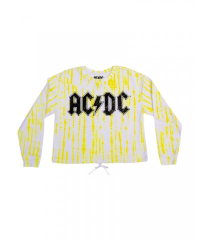 AC/DC Front Tie Ladies Crew Neck Sweatshirt $8.60 Sweatshirts