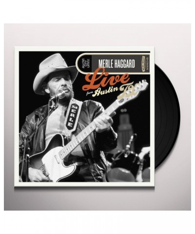 Merle Haggard Live From Austin TX Vinyl Record $9.40 Vinyl