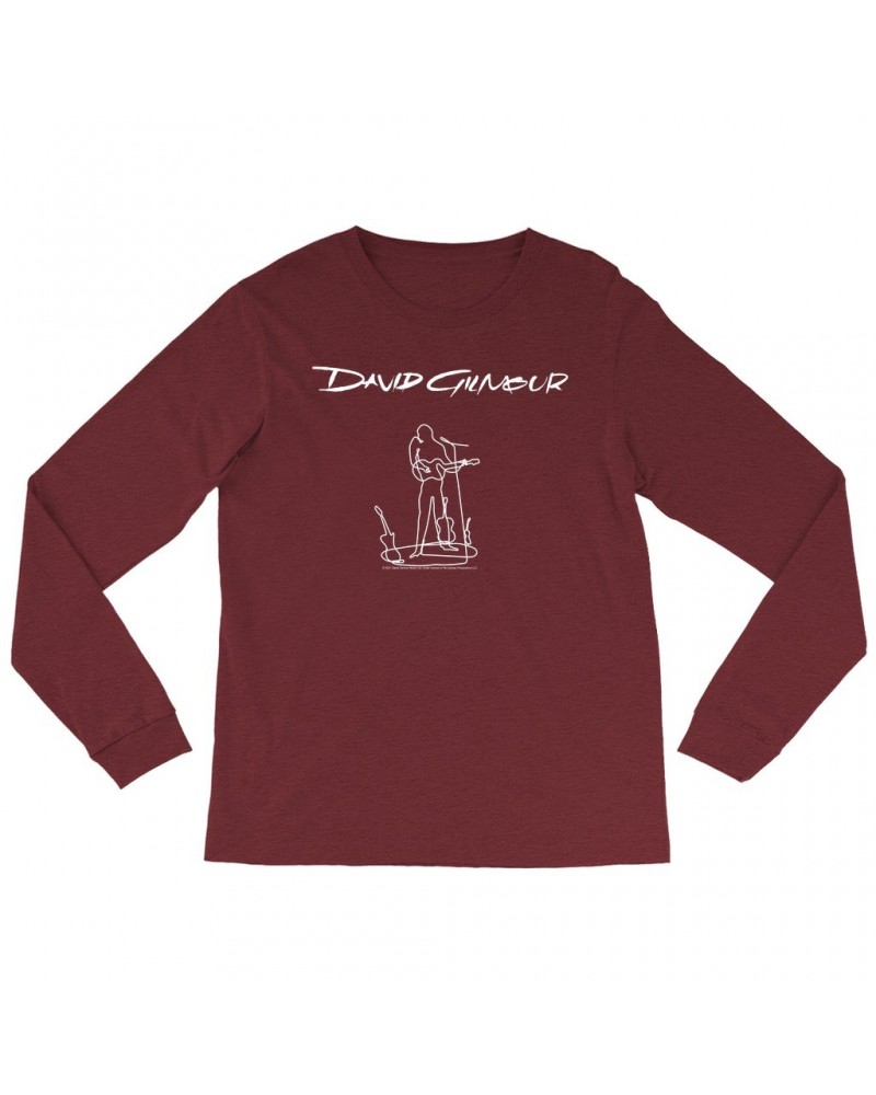 David Gilmour Heather Long Sleeve Shirt | Sketch Shirt $14.68 Shirts