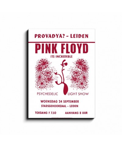 Pink Floyd Wall Art | 1969 Provadya Leiden Concert Canvas Wrap $28.78 Decor