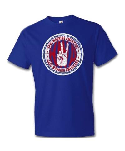 Hard Working Americans Blue/Red/White Union Logo T-shirt $12.50 Shirts