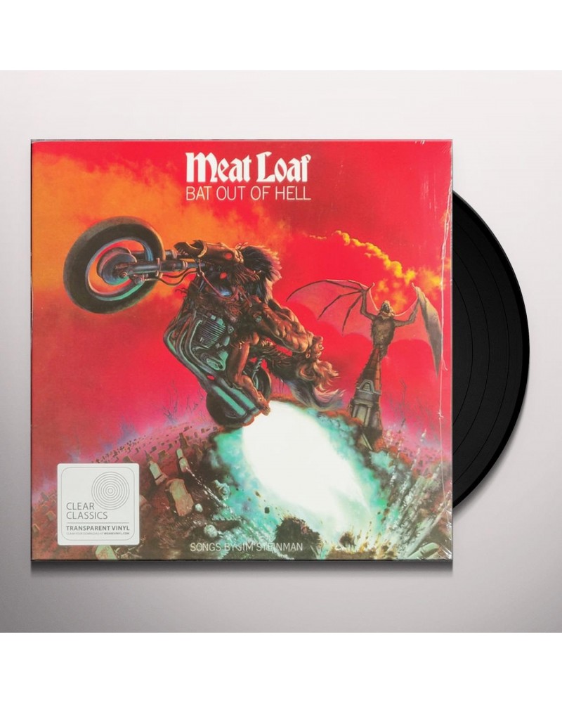 Meat Loaf BAT OUT OF HELL (CLEAR CLASSIC VINYL) Vinyl Record $13.32 Vinyl