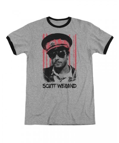 Scott Weiland Shirt | BLACK HAT Premium Ringer Tee $7.59 Shirts