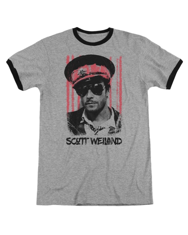 Scott Weiland Shirt | BLACK HAT Premium Ringer Tee $7.59 Shirts