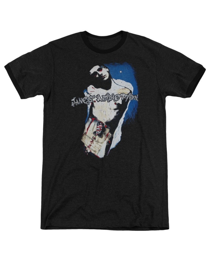 Jane's Addiction Shirt | PERRY Premium Ringer Tee $11.04 Shirts