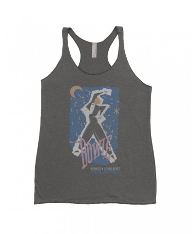 David Bowie Ladies' Tank Top | Serious Moonlight Tour 1983 Design Shirt $8.69 Shirts