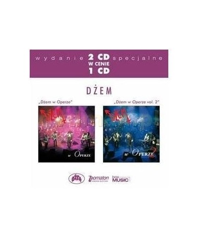 Dzem W OPERZE / DZEM W OPERZE 2 CD $8.00 CD